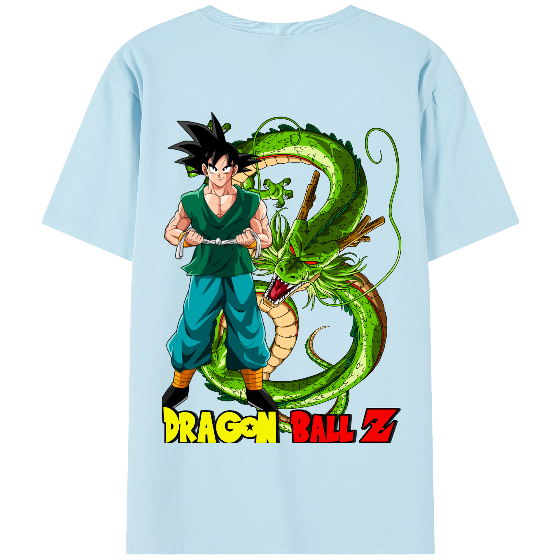 （画像用） ドラゴンボール 孫悟空（そん ごくう）Son Goku カカロット DRAGON BALL Kakarotto 綿100％半袖Tシャツ（背面プリント）